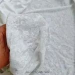 مخمل سفید آینه ای