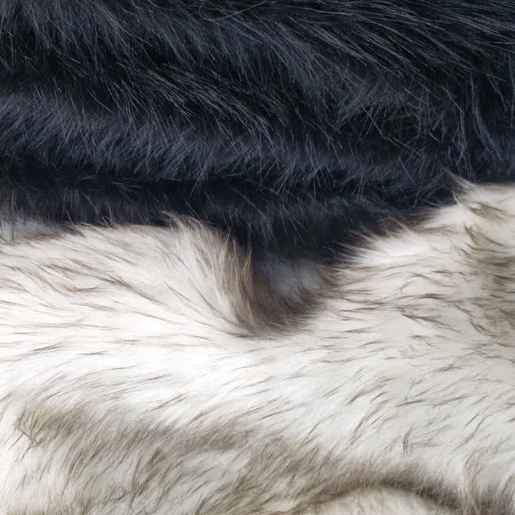 قیمت خز پرز بلند ایرانی و خارجی مشکی3